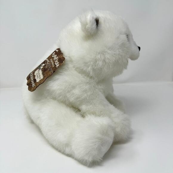 Folkmanis Furry Folk Puppets Polar Bear Realistic Lifelike Plush Stuffed Animal - Picture 3 of 12